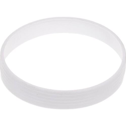 White Plastic Golf Putting Green Hole Cup Ring Accessory 11cm Dia. 2cm Height