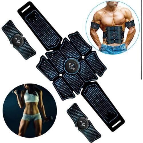 Electrostimulation Abdominal Muscle Stimulator EMS Abs Home Gym Hip Trainer Muscles Toner USB Charged Exercise Fitness Equipment