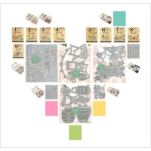 French Clear Stamp / seal for DIY Scrapbooking / Album Decorative Clear Stamp Sheets A462