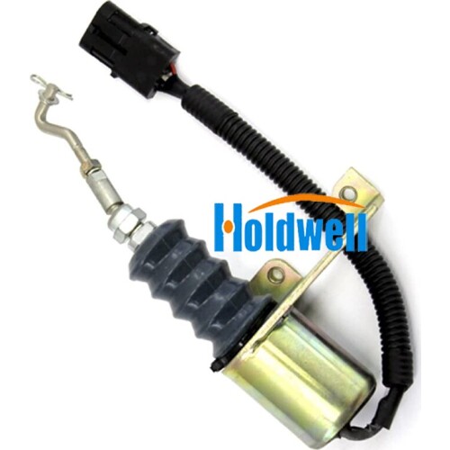 Holdwell Engine Fuel Cut Off Stop Solenoid SA-3799-12 for Deutz Bosch RSV 1751ES 12V DC