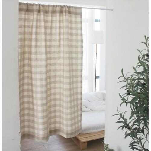 Korean shading curtain door curtain living room bedroom curtain shading half curtain can be customized home decoration curtain