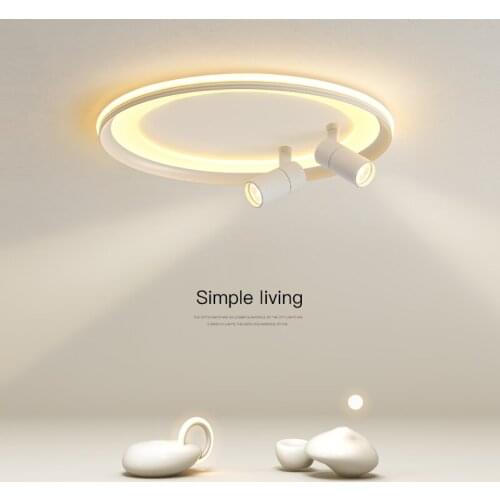 Round Modern LED Ceiling Chandelier For Living Room Bedroom Balcony study Kitchen Home Chandeliers with remote control Fixtures