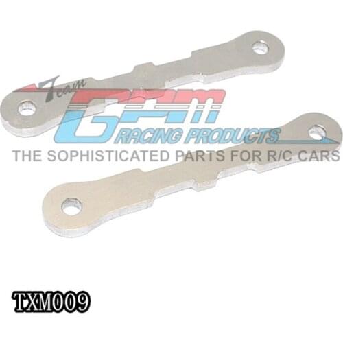 GPM STAINLESS STEEL FRONT/REAR LOWER BULKHEAD TIE BAR For TRAXXAS X-MAXX RC Upgrade