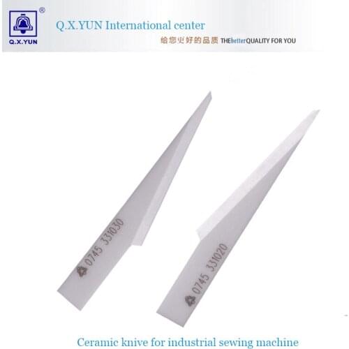 Q.X.YUN ceramics knive for brother bag machine industrial sewing machine parts 0745331030/0745331020