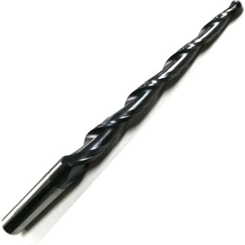 R1.5*D8*60*100L*2F HRC55 Tungsten solid carbide Coated Tapered Ball Nose End Mills taper and cone endmills