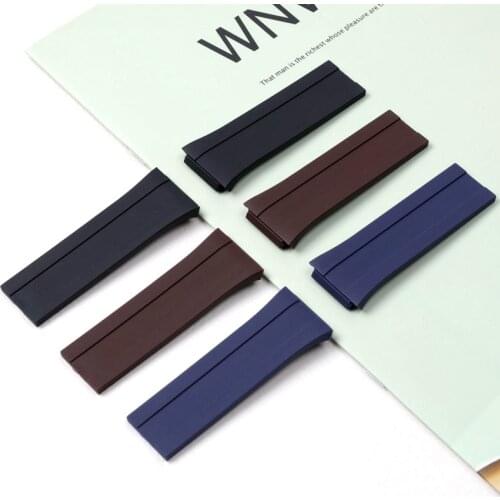 26mm Brand quality Black blue brown watchband Watch band accessories for Porsche strap P6780