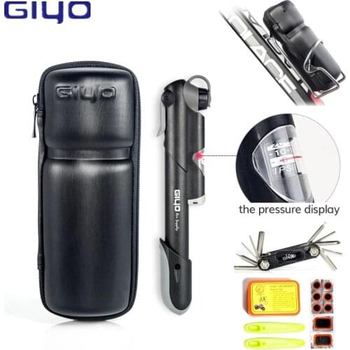 GIYO Bicycle Repair Kits Bag Portable Cycling Bicicle Repair Tools Kits Tire Repair Kits Multifunction Tools Water Bottle Style