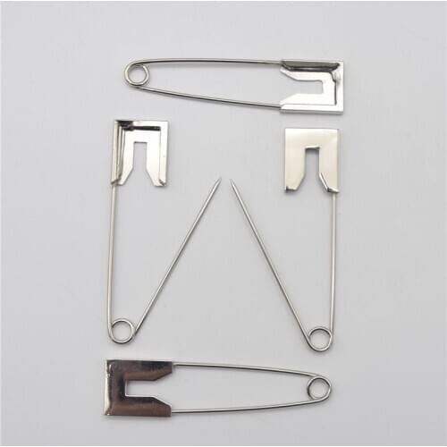 1pcs 1.9*8cm Super Large Stainless Steel Safety Pins Brooch Pins For DIY Jewelry Making
