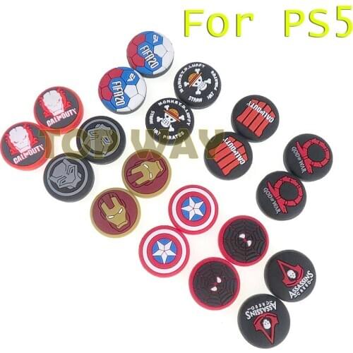 200PCS Thumb Grip Caps FOR Playstation5 PS5 Controller Joystick Cap Silicone Rubber Individual Thumb Grip Caps Accessories