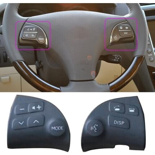 84250-33190-C0 2pcs Steering Wheel Switch Right and Left Side Button Fit For Lexus ES350 2006-2012