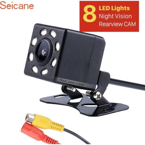 Plastic 648*488 pixels wire HD Car Rearview Camera Reverse Parking Backup Monitor Kit CCD CMOS with 8 LED Display