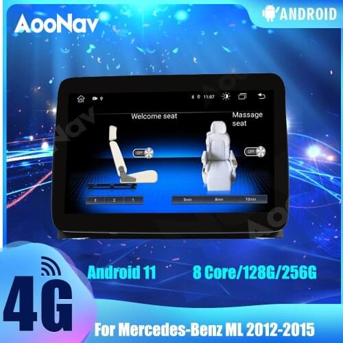 Android 11.0 Car Multimedia Player For Mercedes Benz G Class ML 2012 2013 2014 2015 Car GPS Navigation 4G WIFI Carplay