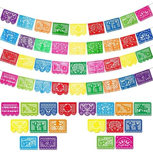 New arrival Novelty 1x Mexican Banner Flags Garland Wedding Spanish Mexican Party Decor for party anniversary