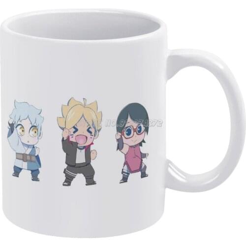 Team Konohamaru Coffee Mugs Ceramic Tea Cup Milk Mug Warmer Personalized Friends Birthday Gift Boruto Sarada Mitsuki Team 7 Team
