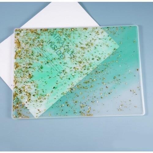 DIY Crafts Crystal Epoxy Resin Mold Writing Drawing Board Casting Silicone Mould F3MF