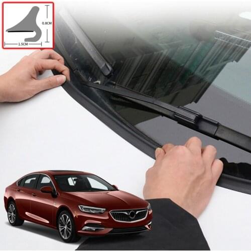 For Buick Regal 2017-2021 DIY Car Seal Strip Windshied Spoiler Filler Protect Edge Weatherstrip Strip Sticker Auto Accessories