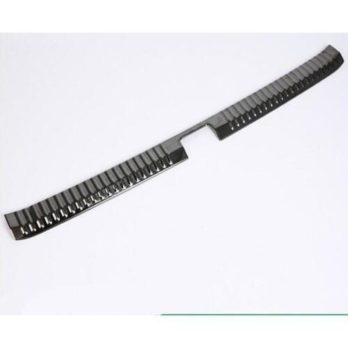 For Toyota Camry 2018 1PC Black Stainless Steel Car Trunk Inner Rear Tail Box Bumper Pedal Plate Panel Cover Car Styling