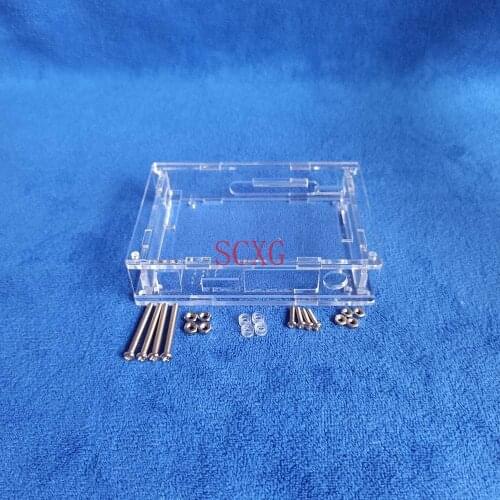 For VGA 2-AV HDMI-compatible display controller driver board acrylic protective box transparent shell storage case