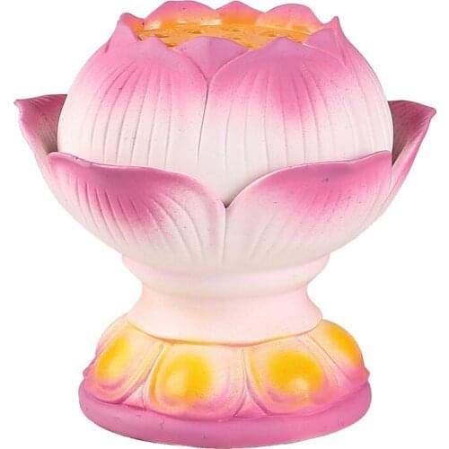 Ancient Chinese Incense Burner Ceramics Creative Lotus Colourful Incense Burner Exquisite Base Kadzielnica House Decor EI50IB