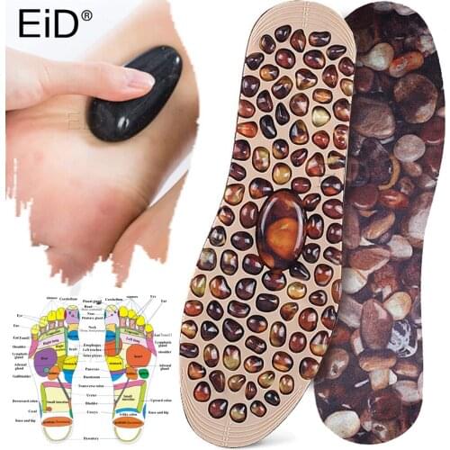 EiD Cobble Foot Massage Magnetic Massage Insole Feet Physiotherapy Therapy Acupressure Magnetic Massage Slimming Insoles Unisex