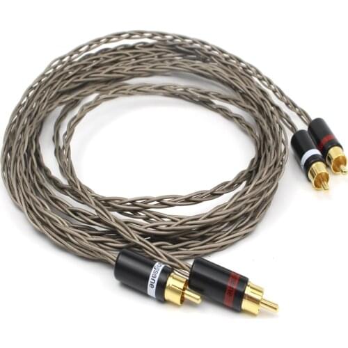 HI-End Odin Silver Plated Signal Line RCA Interconnect Cable RCA to RCA Audio Cable Analogue Cable phono Cable HIFI