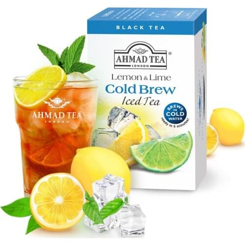 Free shipping Yaman AHMAD TEA cold-brewed lemon-flavored black tea fruit bag tea 20 bags