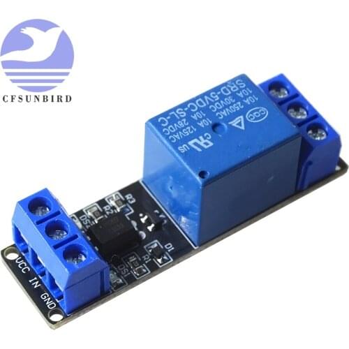 5V 1 Channel Relay Module Interface Board Low Level Trigger Optocoupler for Arduino SCM PLC Smart Home Remote Control Switch