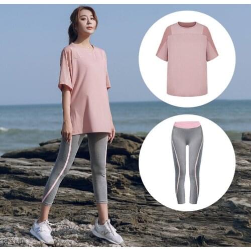 Two Piece Set Women Yoga New Yoga Womens Running Conjuntos De Mujer Ensemble Femme