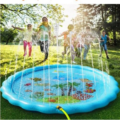 170CM Baby Toys Water Mat Childrens mat Summer Beach Inflatable Spray Water Cushion Outdoor Lawn Baby Play Mat Games Playmat