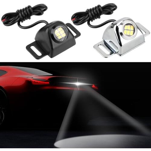 Car LED Eagle Eye Lights Mini Auxiliary Reverse Light 1pc High Power DC 12V 6500K Backup Camera Illumination System
