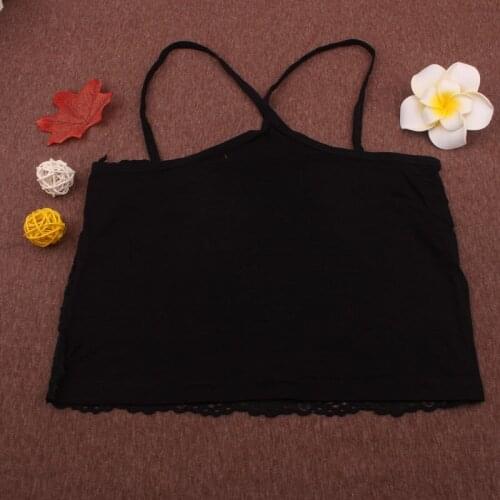 Modal suspenders wrapped chest sexy lace cross beauty back tube top Y-shaped suspenders ladies tube top vest wholesale