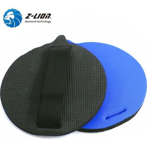 Z-LION 2pcs 5 Inch Polishing Pads Kit PU Material Polishing Machine Blue hand trayPolishing Discs
