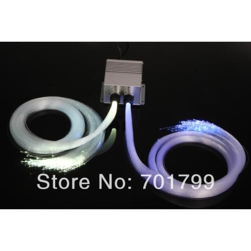 LED fiber optic star ceiling kits, 10W, 6 colors, dual ports, wireless remote controller optional (LEA-502 kits)