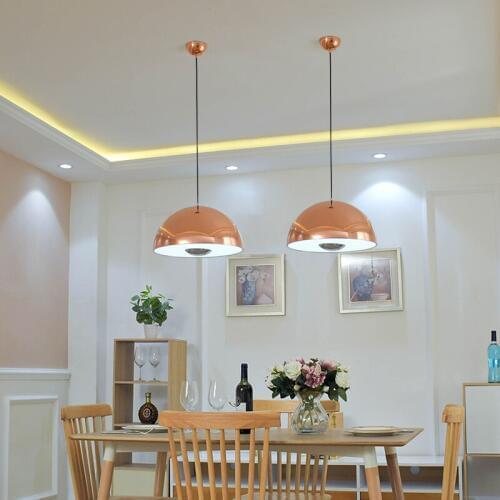 Nordic Rose Gold Hanging Lights Restaurant Bedroom Bar E27 Pendant Light Originality Modern lamp Led Aluminum Luminaire