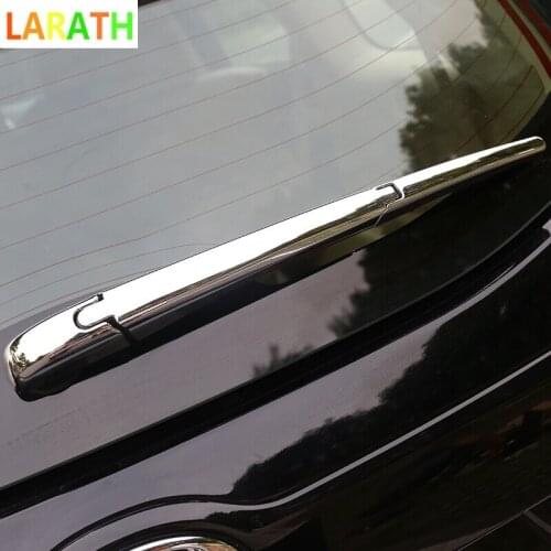 The New For Toyota Highlander Kluger 2014 2015 ABS Chrome Rear Window Wiper Arm Blade Cover Trim Nozzle Bezel Auto Accessories