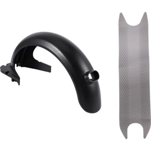 Electric Scooter Foot Mat Pedal with Rear Mudguard Tyre Splash Guard Replacements