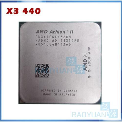 AMD Athlon II X3 440 X3-440 3GHz Triple-Core CPU Processor ADX440WFK32GM ADX440WFK32GI Socket AM3 938PIN