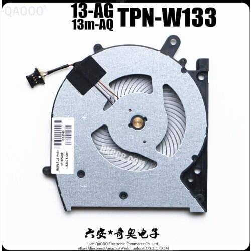 QAOOO Laptop CPU COOLING FAN FOR HP ENVY X360 13-AG 13M-AQ 13M-AQ1013DX 13M-AQ1015TX TPN-W133 CPU COOLING FAN
