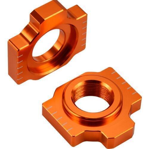Axle Blocks Chain Adjuster for KTM 1290 Super Adventure R S T 1050 1090 1190 950 990 Adventure R RC8 RC8R SMR SMT Supermoto