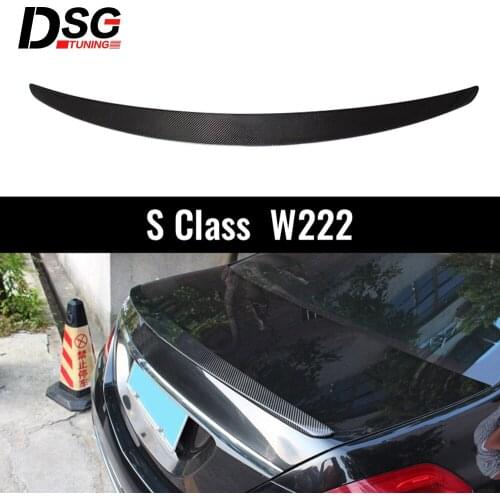 Carbon Fiber Spoiler for S Class W222 4 Door 2014-2018 Style Car Rear Spoiler