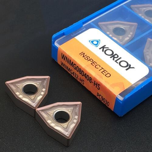10pcs WNMG080408 HS PC9030 Carbide Inserts High Quality WNMG 080408 External Turning Tool CNC Lathe Tool For Stainless Steel