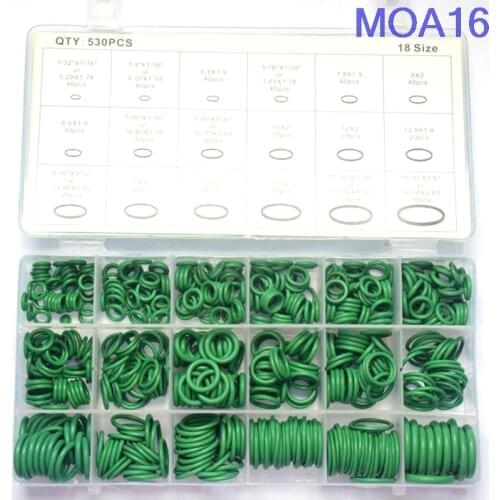 Hot sale 530Pcs Seal O-ring Repair Car Air Conditioning Rubber Sealant Box Set