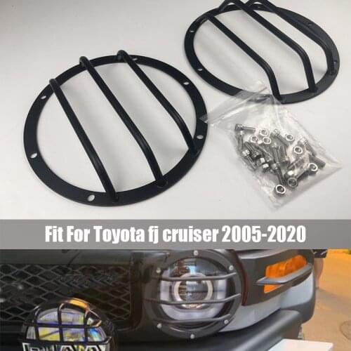 For Toyota Fj Cruiser 2006-2020 1 Pair fog light cover tail light headlight cover taillight cover matt black gloss black style