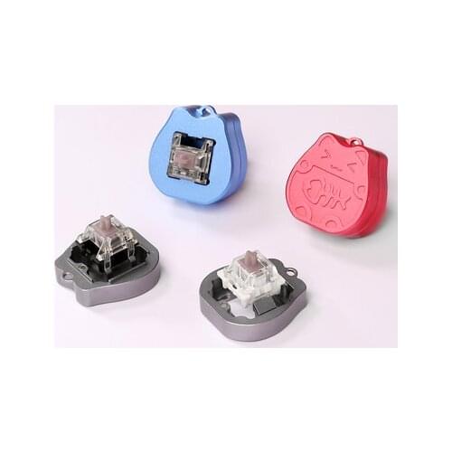 1pc 2 In 1 Mechanical Keyboard Magnetic Suction CNC Metal Switch Opener Shaft Opener for Kailh Cherry Gateron Switch Tester
