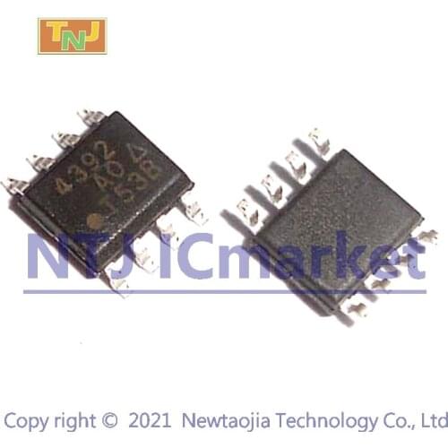 10 PCS SI4392DY SOP-8 SI4392 4392 SI4392DY-T1-E3 N-Channel Reduced Qg Fast Switching WFET Transistor