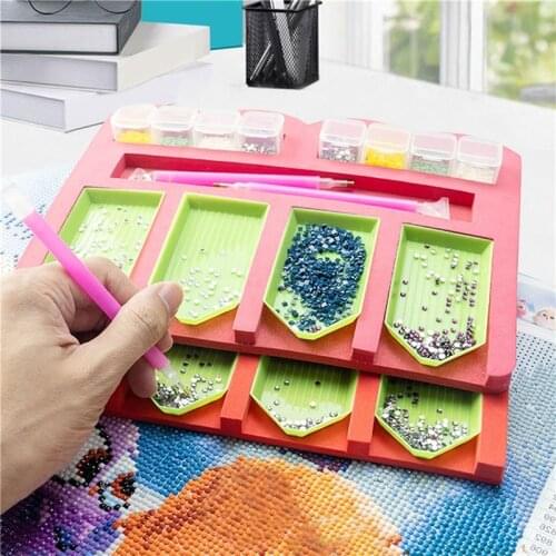 Diamond Painting Tray Organizer Holder DIY Diamond Painting Kits Painting With Diamand Accessory Christmas Gift