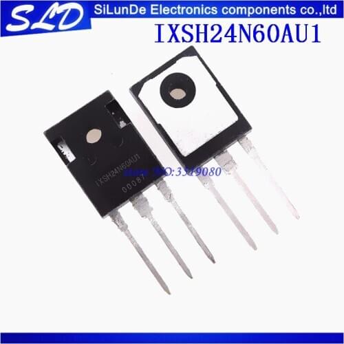 Free Shipping 10pcs/lot IXSH24N60AU1 IGBT 48A 600V TO-247 new and original in stock
