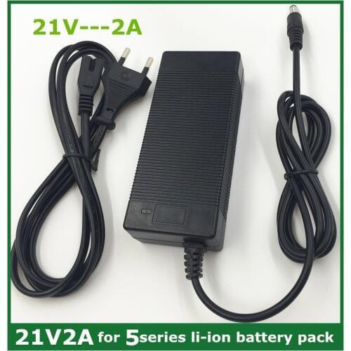 21V 2A Electric Drill Lithium Battery Charger Electrician Drill Cordless Screwdriver Adapter Power Tools Charger