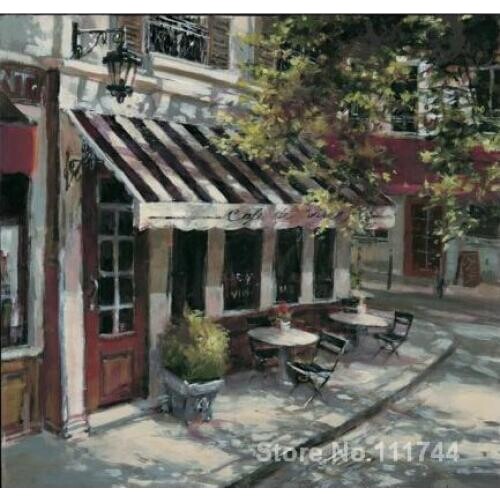 French modern art Wine Cafe Brent Heighton paintings High quality Hand painted