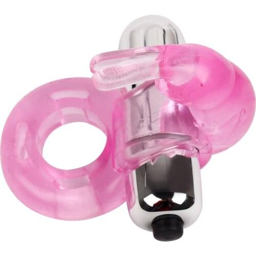 IKOKY Silicone Sex Toys for Men Male Rabbit Vibrator Adults Products Delay Ejaculation Penis Rings Dildo Vibrator Cock Ring